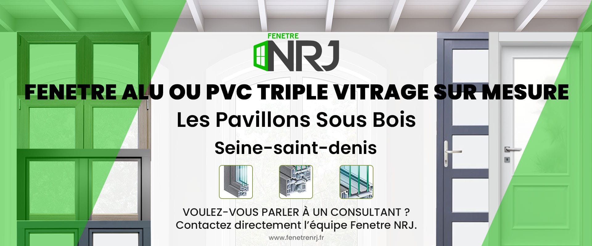 Fenetre alu ou PVC triple vitrage sur mesure Les Pavillons Sous Bois Seine-saint-denis Fenetre alu ou PVC triple vitrage sur mesure Seine-saint-denis Les Pavillons Sous Bois