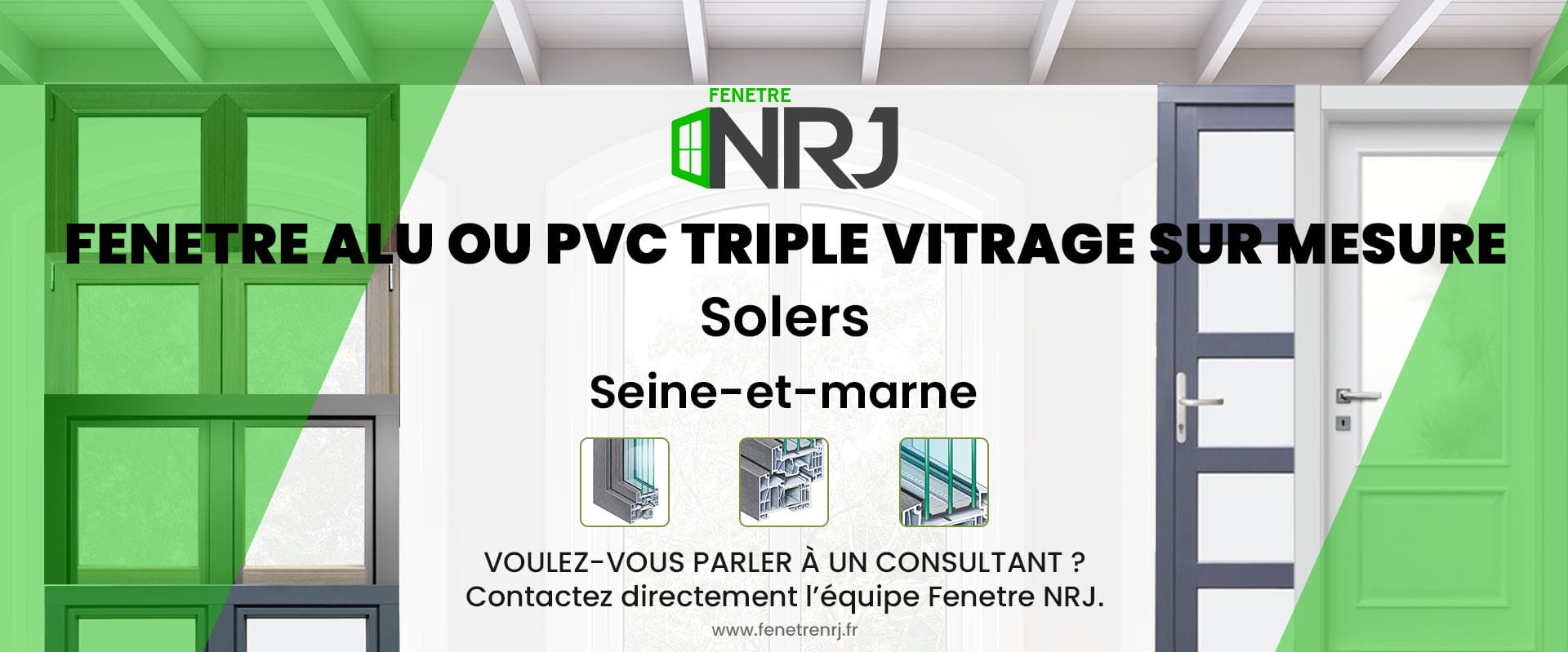 Fenetre alu ou PVC triple vitrage sur mesure Solers Seine-et-marne Fenetre alu ou PVC triple vitrage sur mesure Seine-et-marne Solers