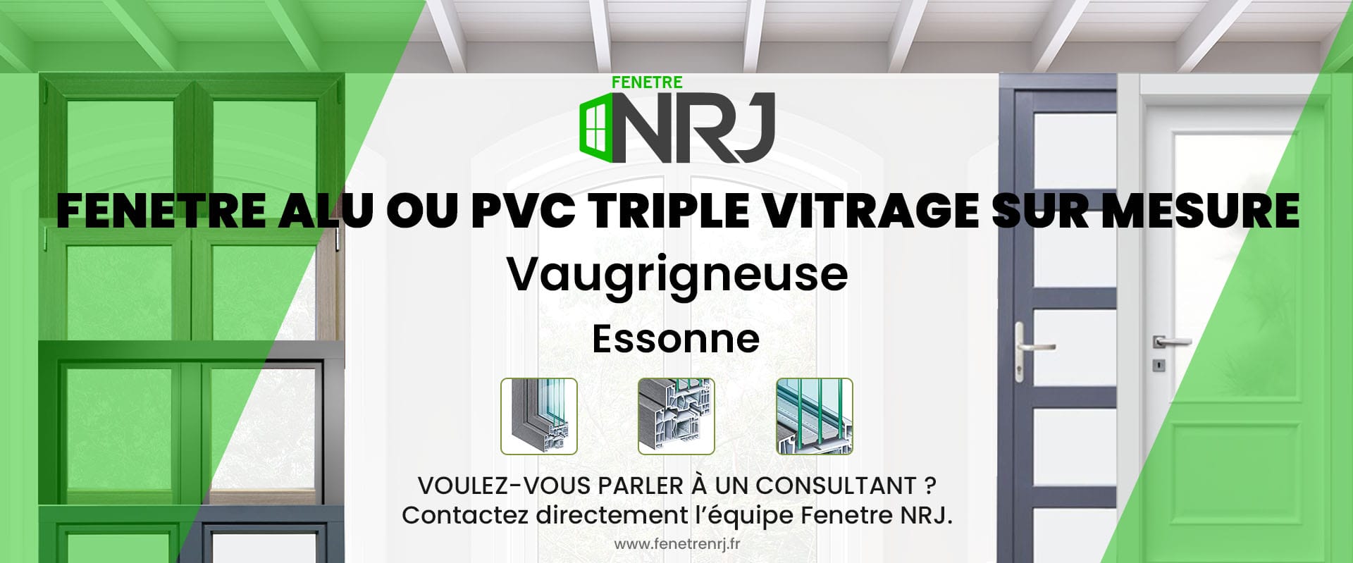 Fenetre alu ou PVC triple vitrage sur mesure Vaugrigneuse Essonne Fenetre alu ou PVC triple vitrage sur mesure Essonne Vaugrigneuse