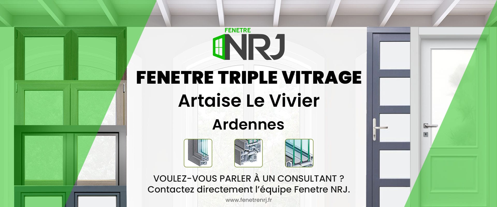 Fenetre triple vitrage Artaise Le Vivier Ardennes Fenetre triple vitrage Ardennes Artaise Le Vivier
