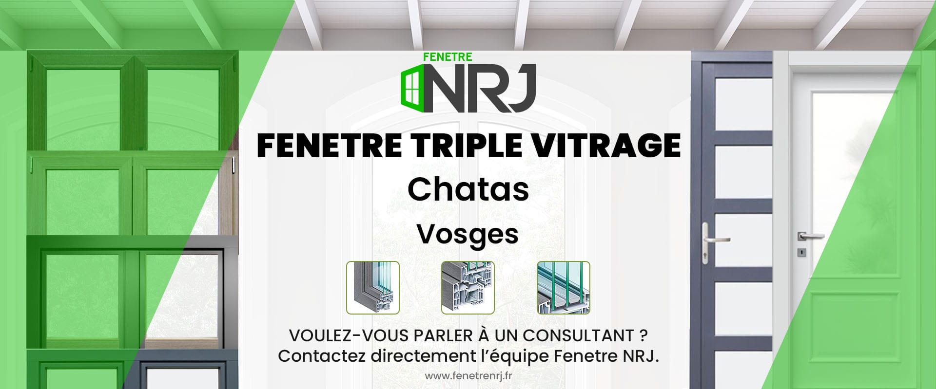 Fenetre triple vitrage Chatas Vosges Fenetre triple vitrage Vosges Chatas