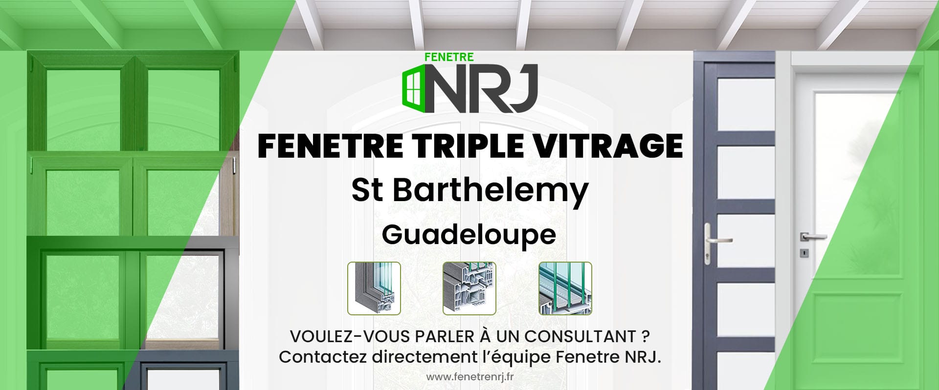 Fenetre triple vitrage St Barthelemy Guadeloupe Fenetre triple vitrage Guadeloupe St Barthelemy