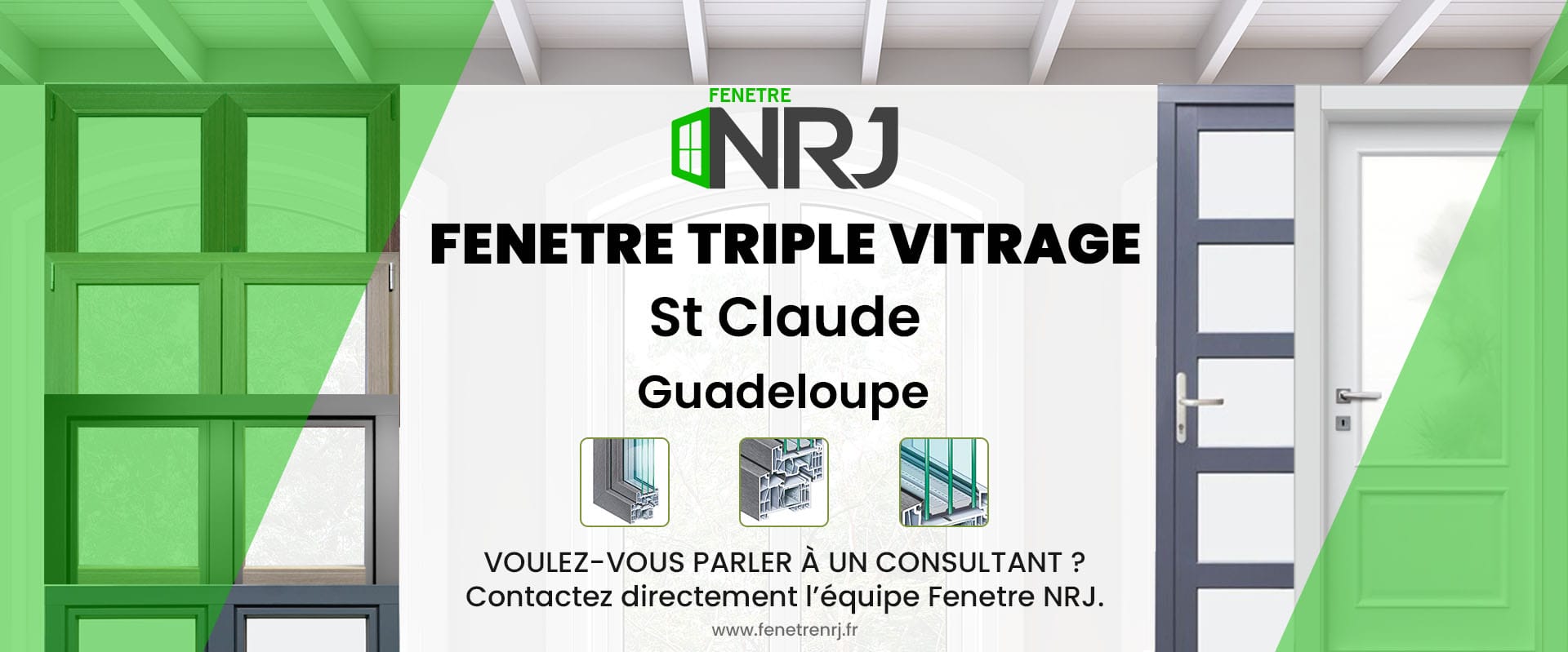 Fenetre triple vitrage St Claude Guadeloupe Fenetre triple vitrage Guadeloupe St Claude