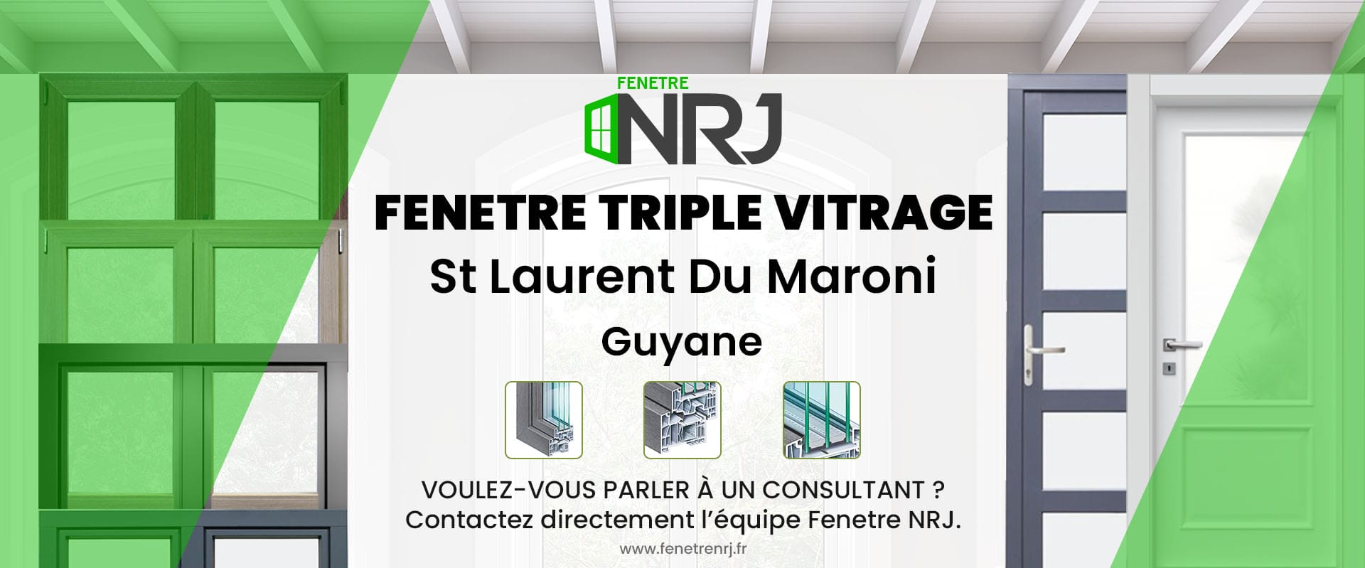 Fenetre triple vitrage St Laurent Du Maroni Guyane Fenetre triple vitrage Guyane St Laurent Du Maroni