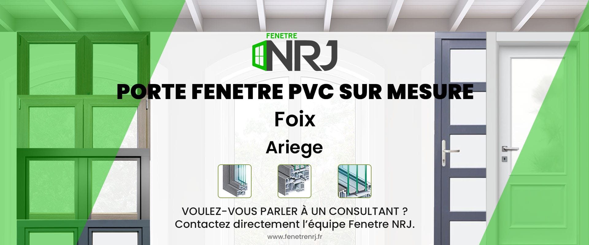 Porte fenetre PVC sur mesure Foix Ariege Porte fenetre PVC sur mesure Ariege Foix