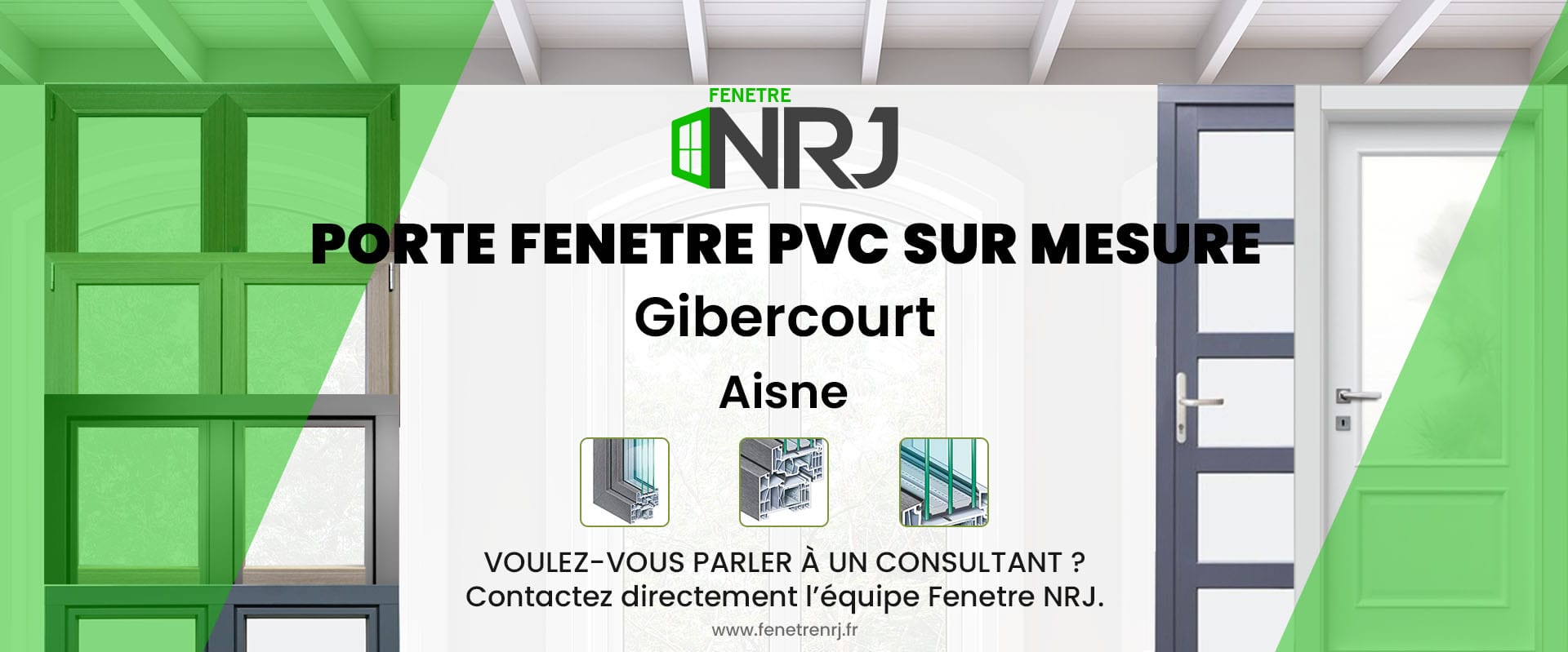 Porte fenetre PVC sur mesure Gibercourt Aisne Porte fenetre PVC sur mesure Aisne Gibercourt