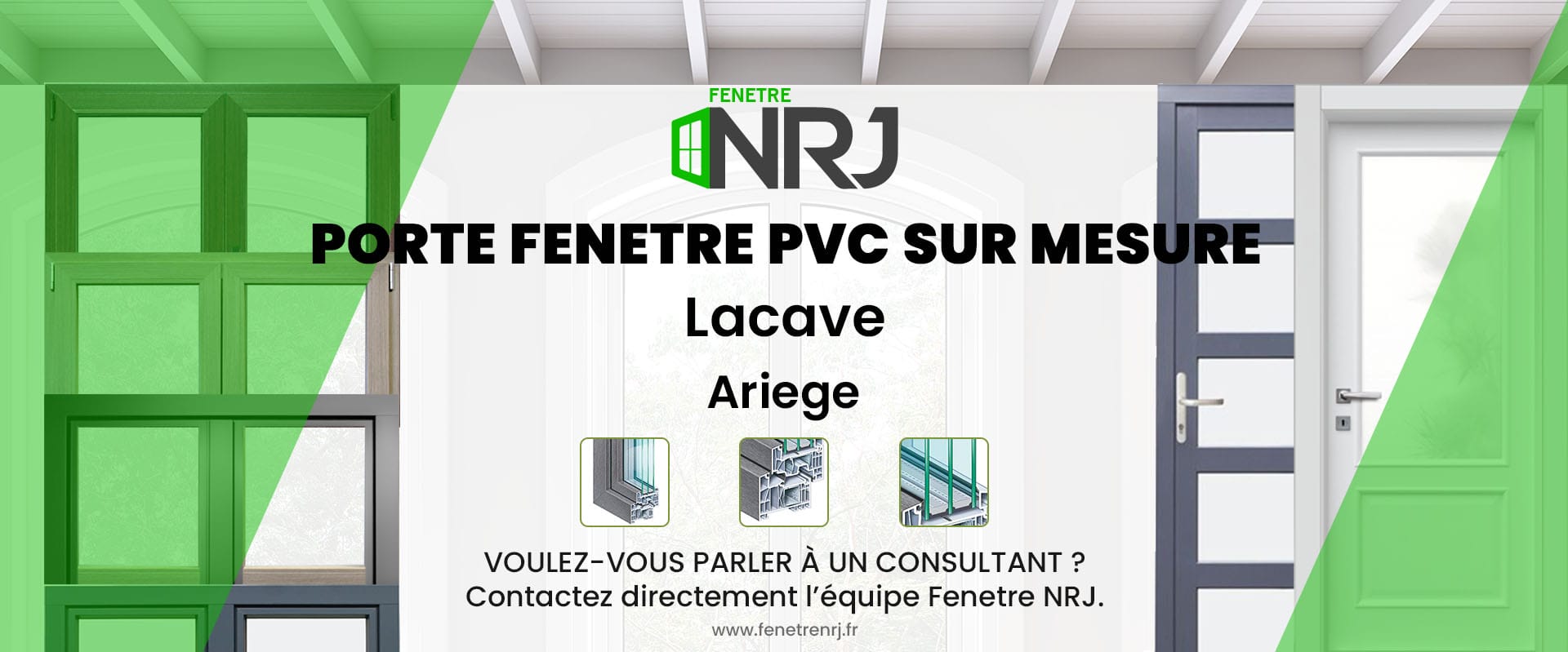 Porte fenetre PVC sur mesure Lacave Ariege Porte fenetre PVC sur mesure Ariege Lacave