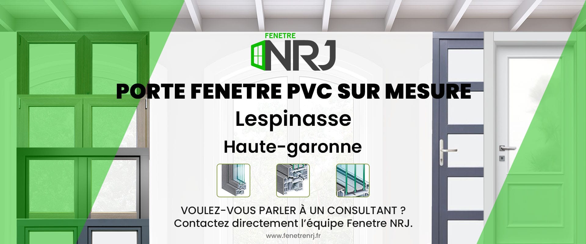 Porte fenetre PVC sur mesure Lespinasse Haute-garonne Porte fenetre PVC sur mesure Haute-garonne Lespinasse