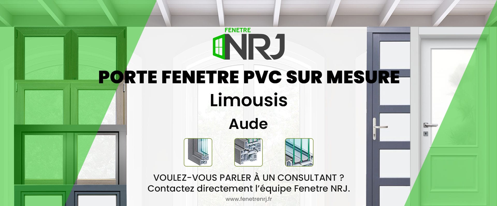 Porte fenetre PVC sur mesure Limousis Aude Porte fenetre PVC sur mesure Aude Limousis