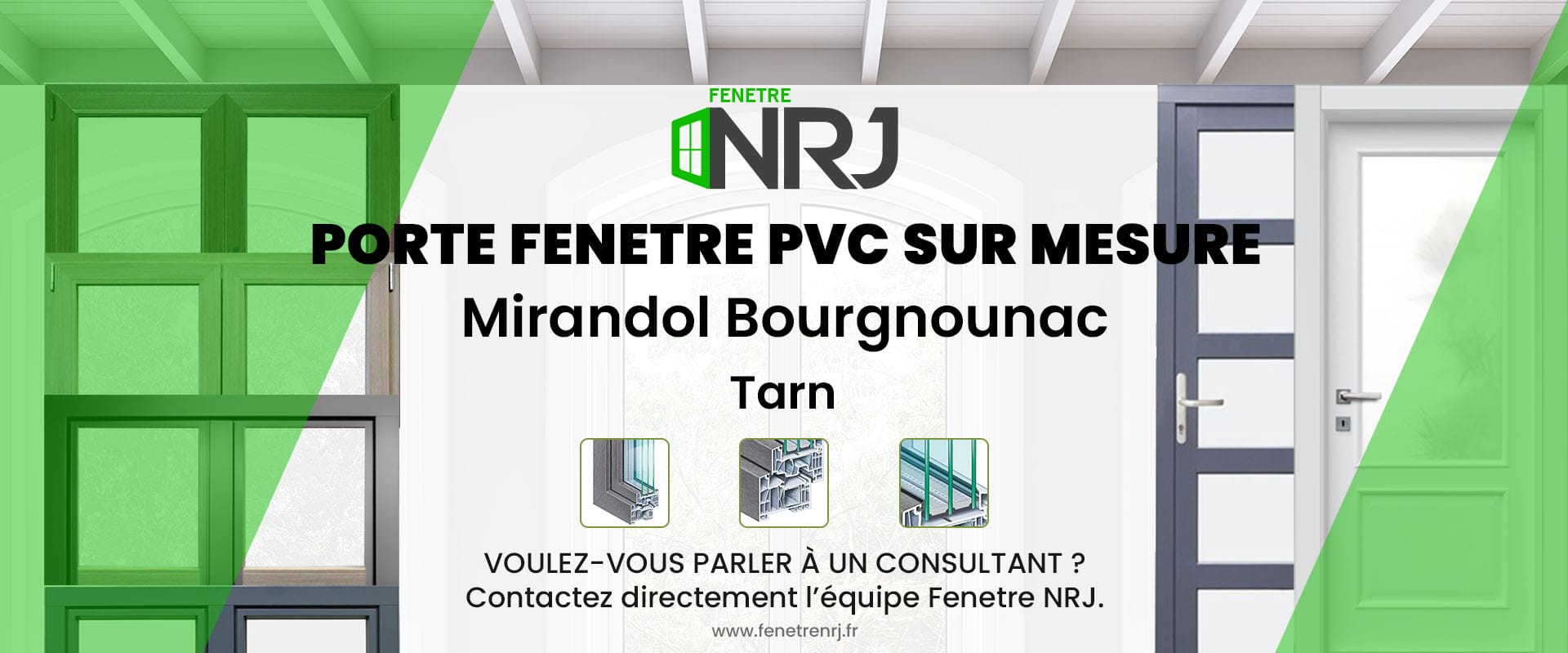 Porte fenetre PVC sur mesure Mirandol Bourgnounac Tarn Porte fenetre PVC sur mesure Tarn Mirandol Bourgnounac