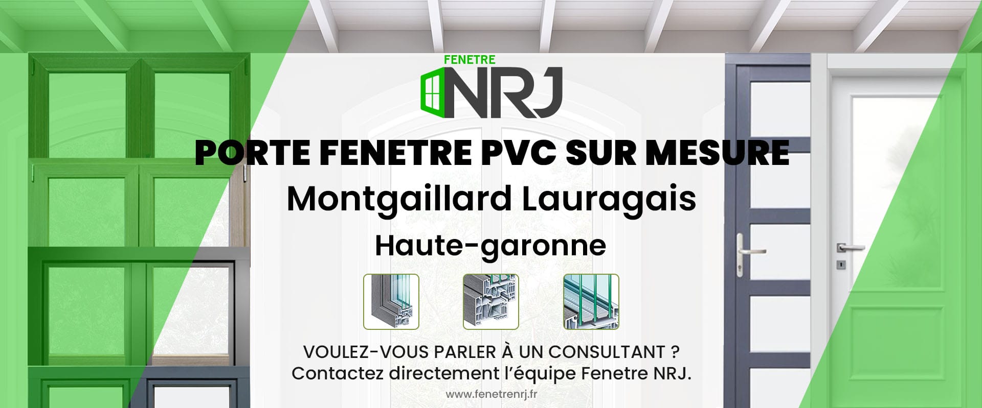 Porte fenetre PVC sur mesure Montgaillard Lauragais Haute-garonne Porte fenetre PVC sur mesure Haute-garonne Montgaillard Lauragais