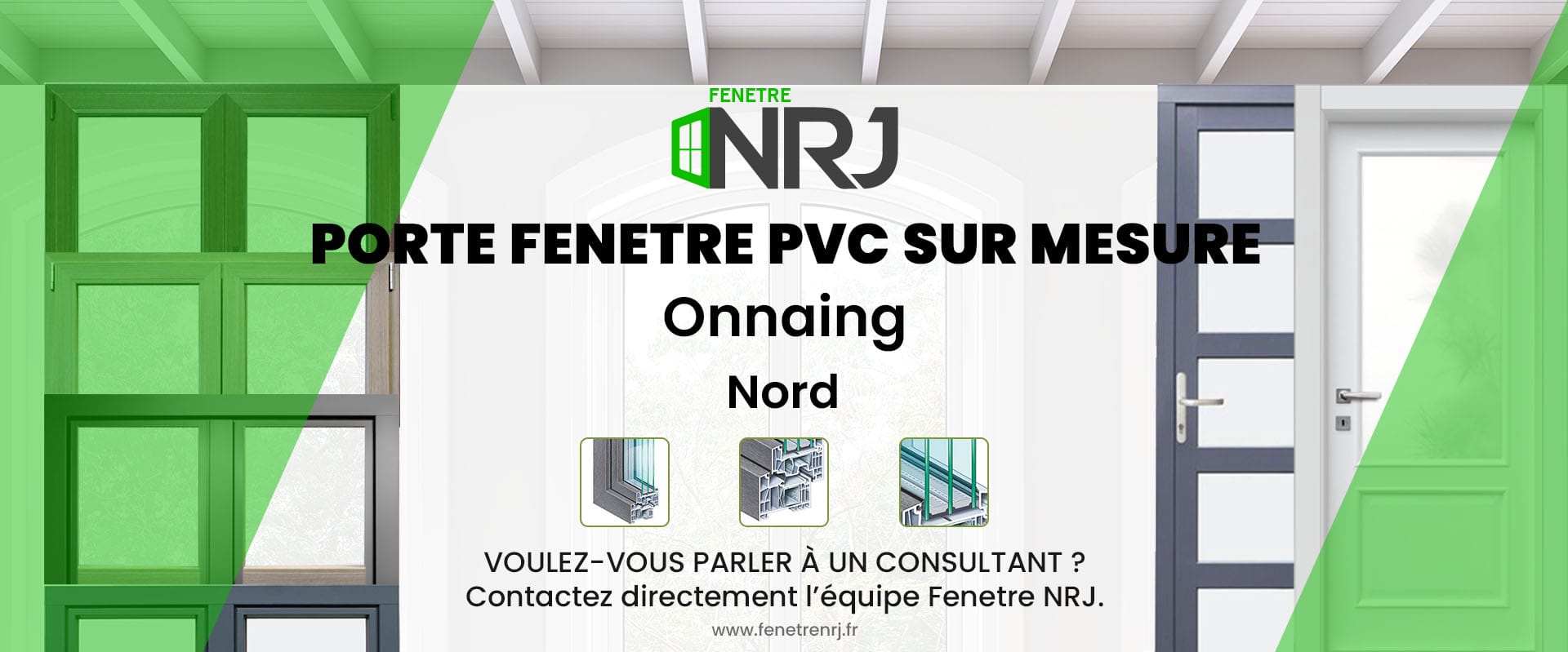 Porte fenetre PVC sur mesure Onnaing Nord Porte fenetre PVC sur mesure Nord Onnaing