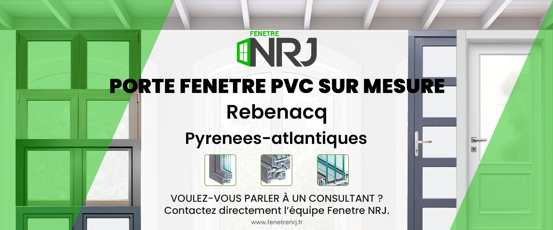 Porte fenetre PVC sur mesure Rebenacq Pyrenees-atlantiques Porte fenetre PVC sur mesure Pyrenees-atlantiques Rebenacq