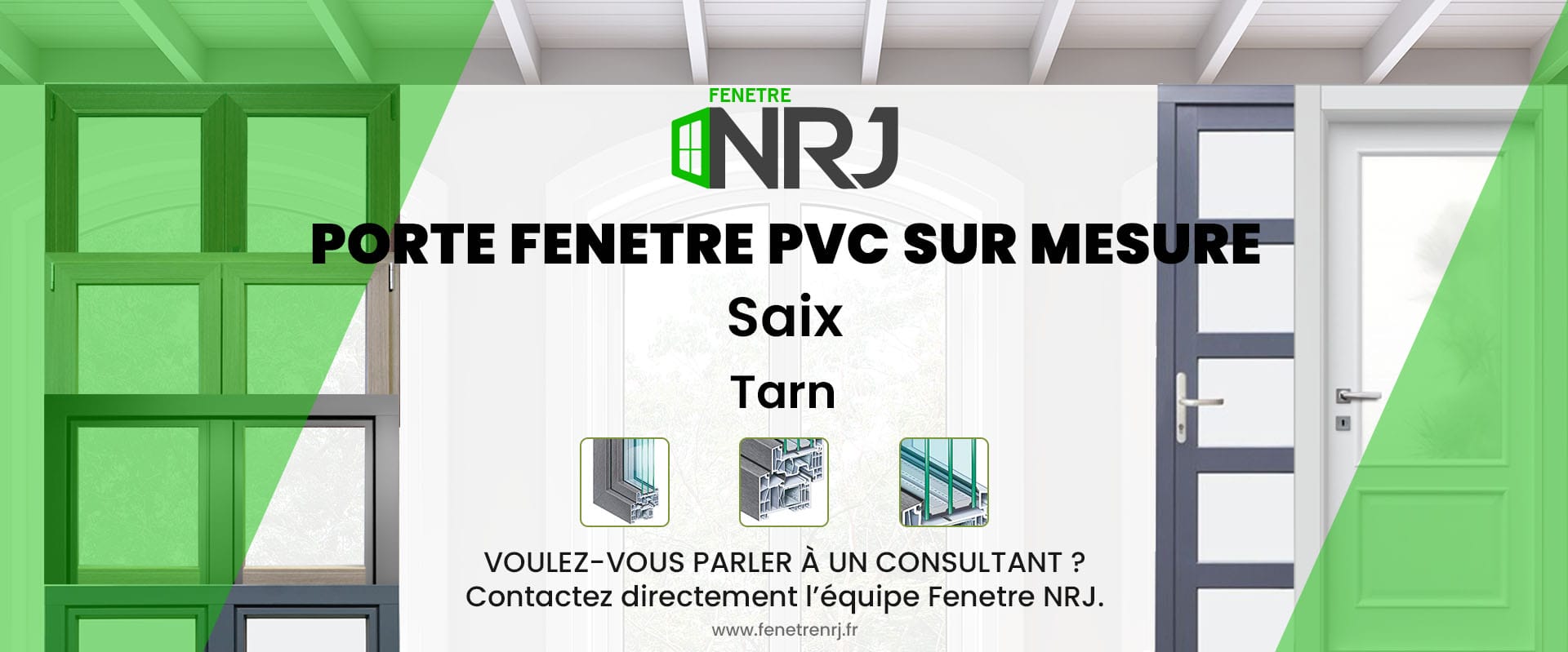 Porte fenetre PVC sur mesure Saix Tarn Porte fenetre PVC sur mesure Tarn Saix