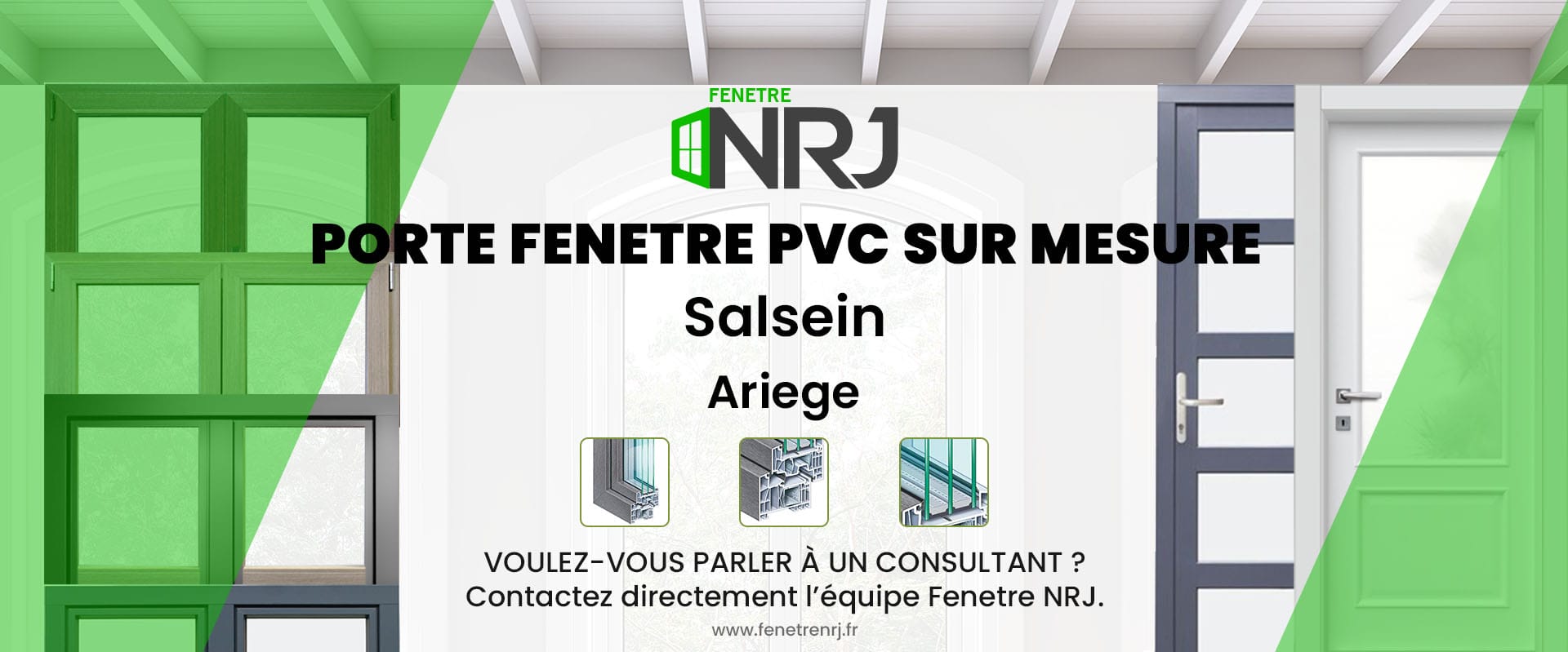 Porte fenetre PVC sur mesure Salsein Ariege Porte fenetre PVC sur mesure Ariege Salsein