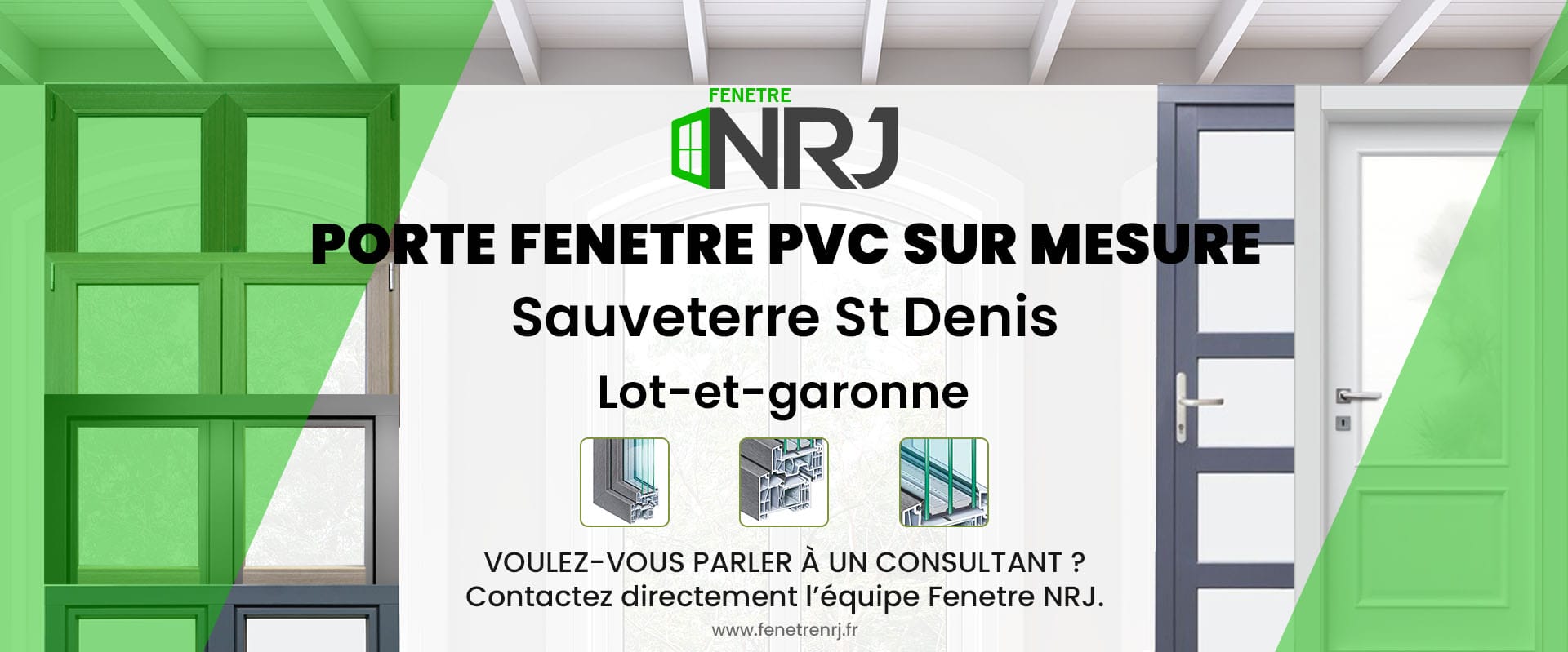 Porte fenetre PVC sur mesure Sauveterre St Denis Lot-et-garonne Porte fenetre PVC sur mesure Lot-et-garonne Sauveterre St Denis