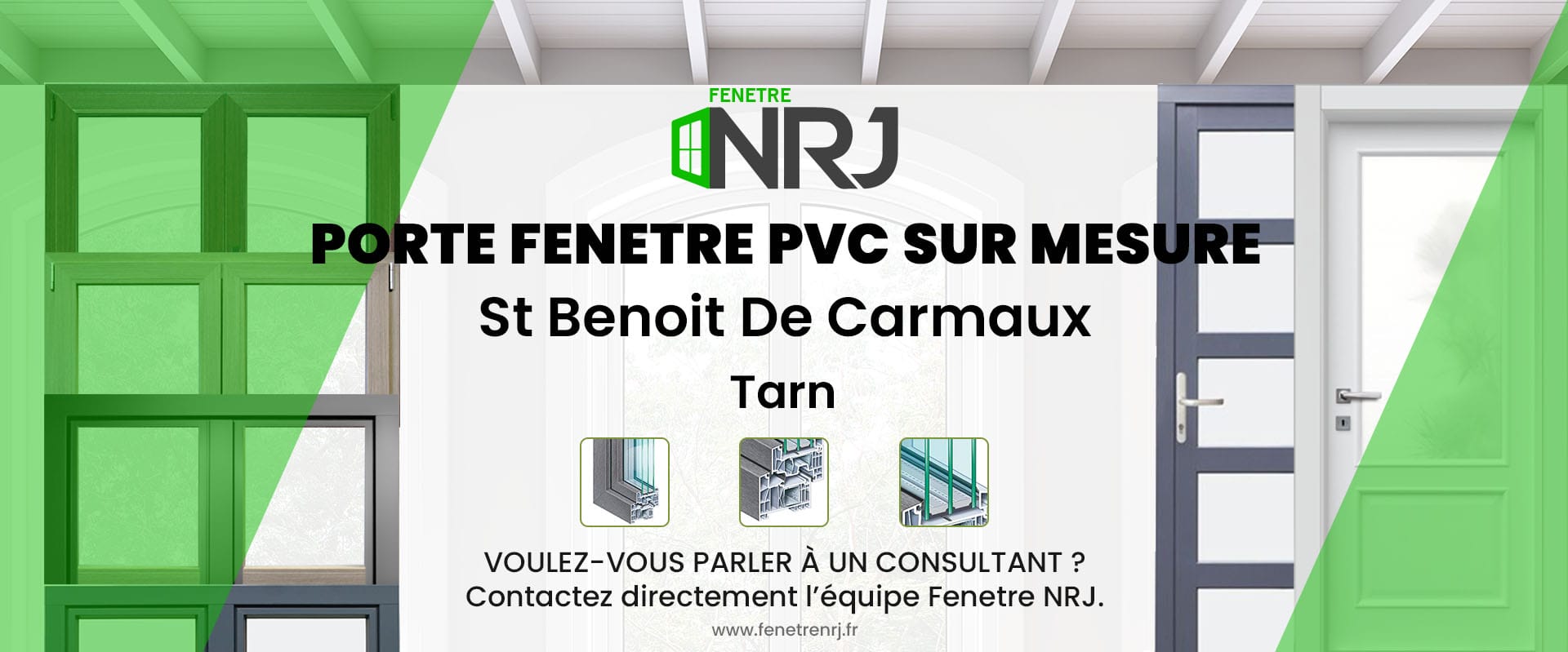 Porte fenetre PVC sur mesure St Benoit De Carmaux Tarn Porte fenetre PVC sur mesure Tarn St Benoit De Carmaux