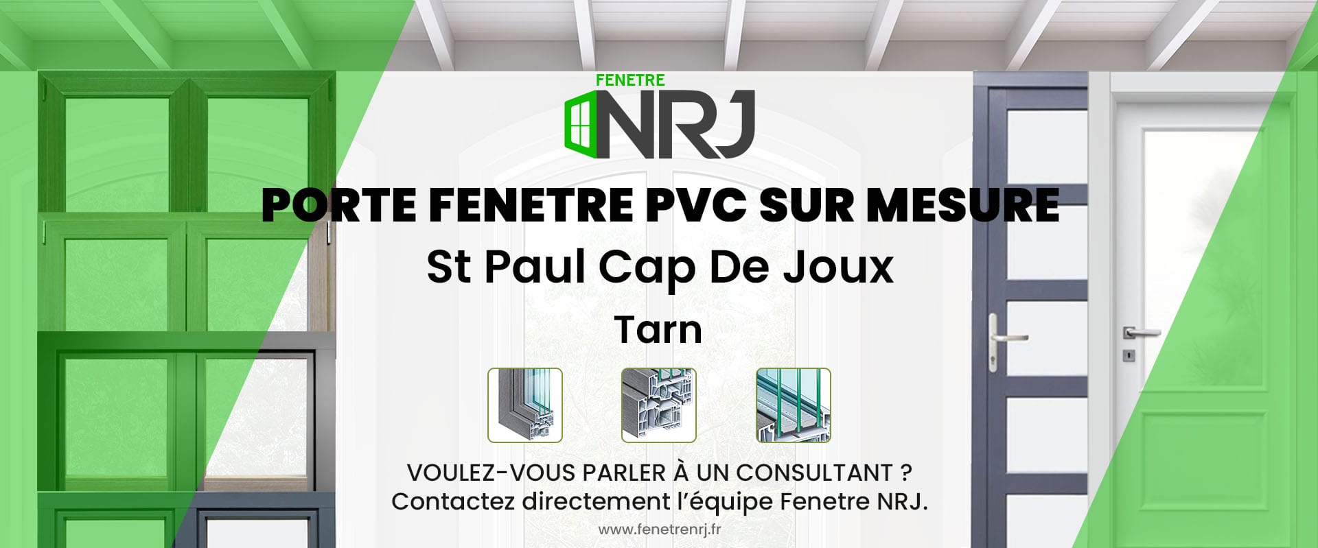 Porte fenetre PVC sur mesure St Paul Cap De Joux Tarn Porte fenetre PVC sur mesure Tarn St Paul Cap De Joux