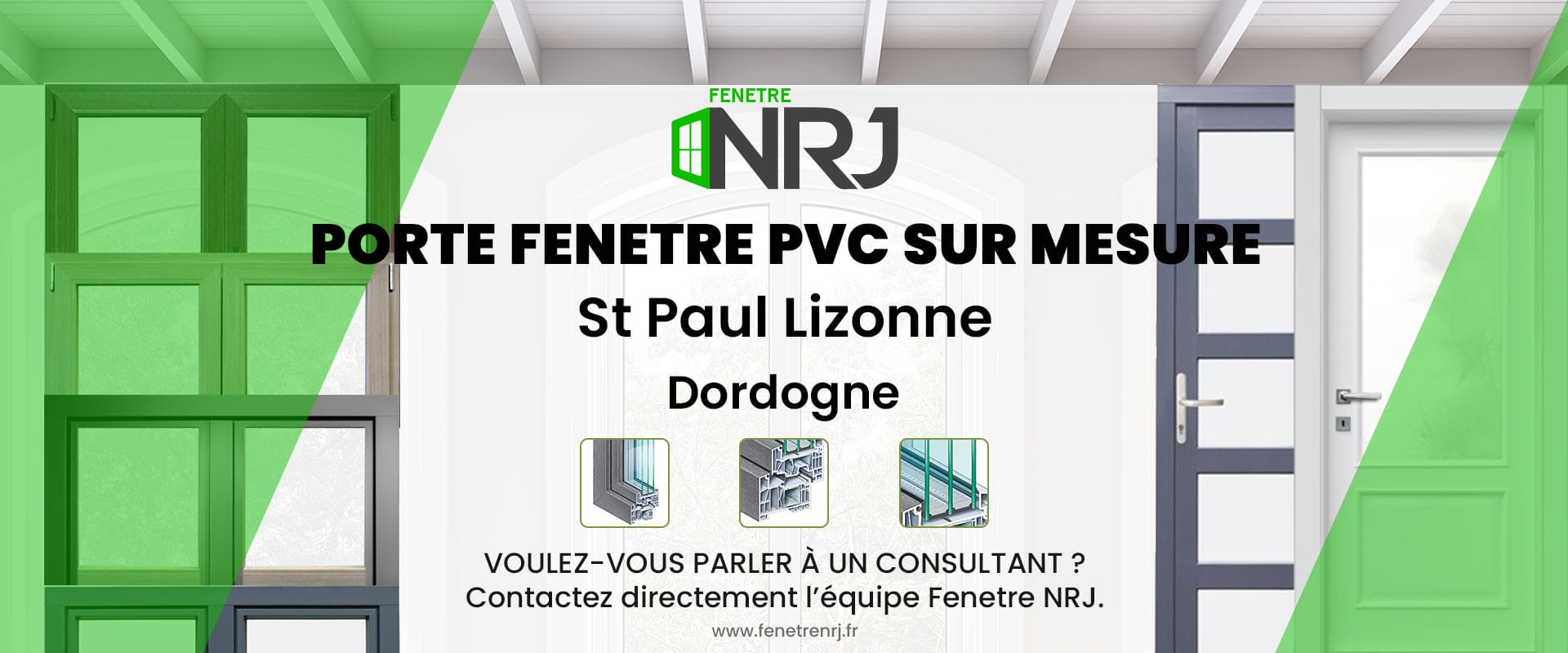 Porte fenetre PVC sur mesure St Paul Lizonne Dordogne Porte fenetre PVC sur mesure Dordogne St Paul Lizonne