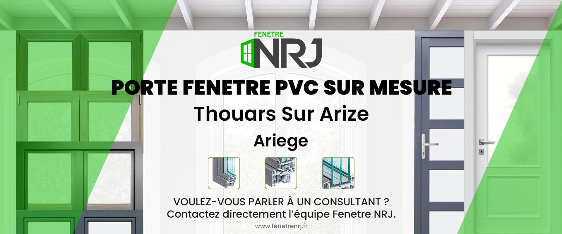Porte fenetre PVC sur mesure Thouars Sur Arize Ariege Porte fenetre PVC sur mesure Ariege Thouars Sur Arize