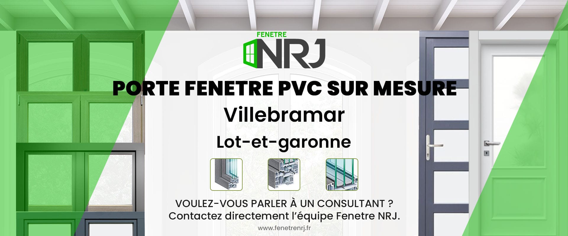 Porte fenetre PVC sur mesure Villebramar Lot-et-garonne Porte fenetre PVC sur mesure Lot-et-garonne Villebramar
