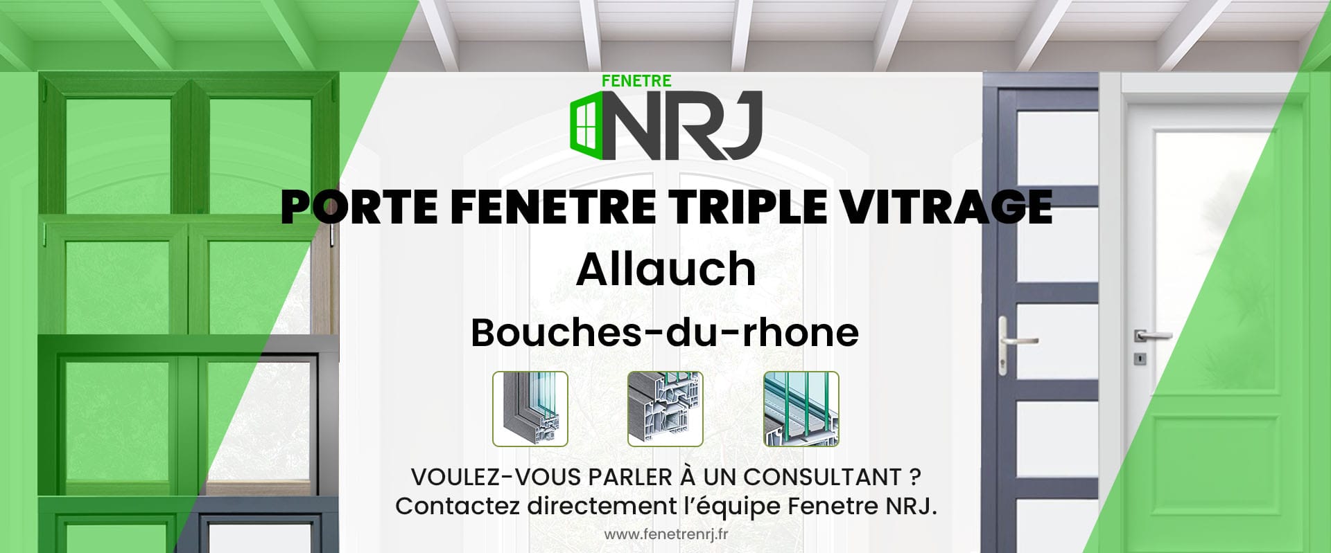 Porte fenetre triple vitrage Allauch Bouches-du-rhone Porte fenetre triple vitrage Bouches-du-rhone Allauch