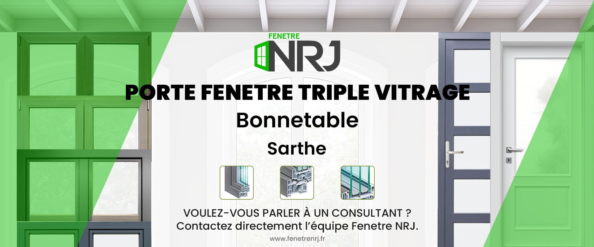 Porte fenetre triple vitrage Bonnetable Sarthe Porte fenetre triple vitrage Sarthe Bonnetable