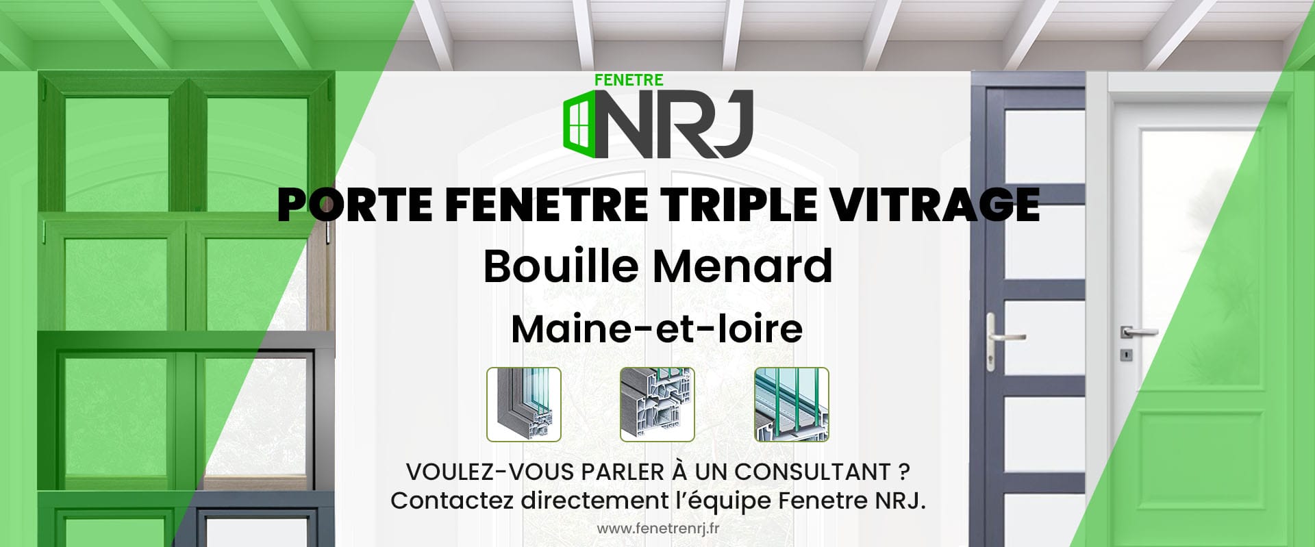 Porte fenetre triple vitrage Bouille Menard Maine-et-loire Porte fenetre triple vitrage Maine-et-loire Bouille Menard