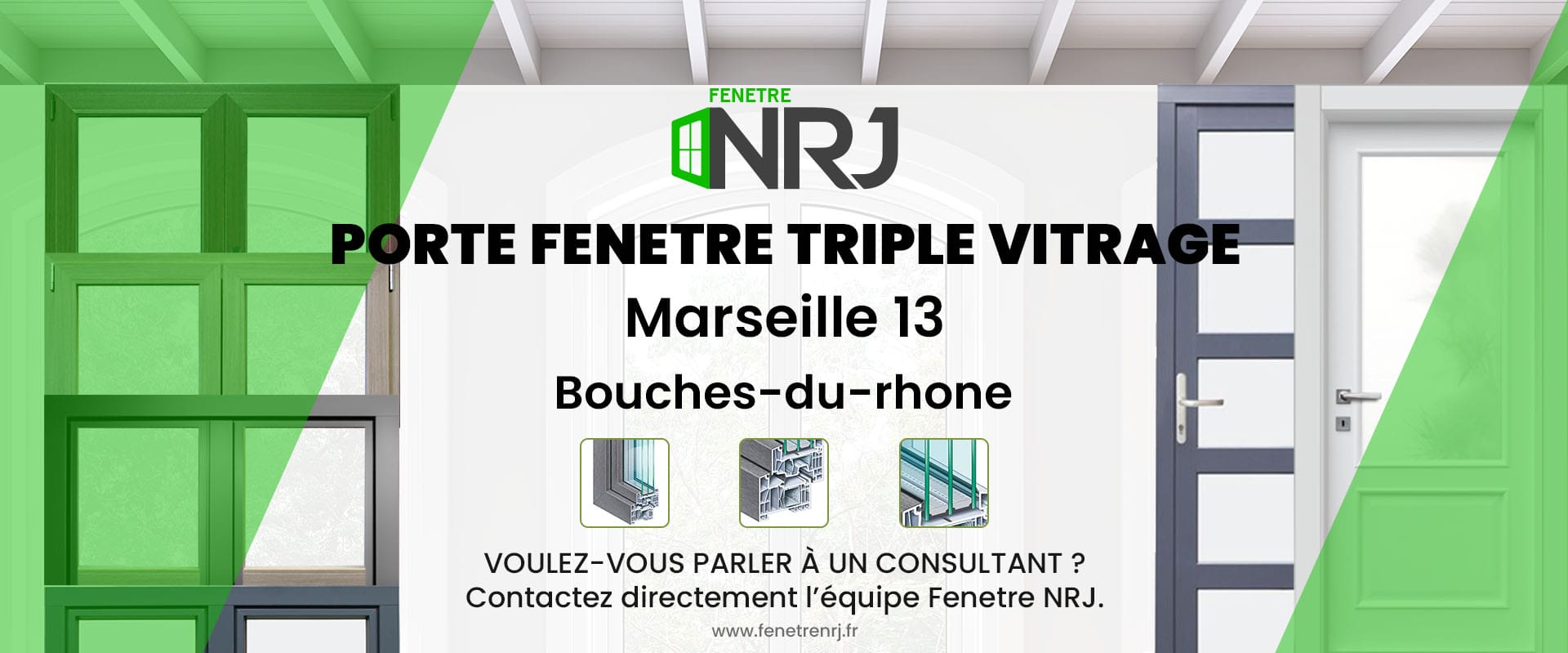 Porte fenetre triple vitrage Marseille 13 Bouches-du-rhone Porte fenetre triple vitrage Bouches-du-rhone Marseille 13