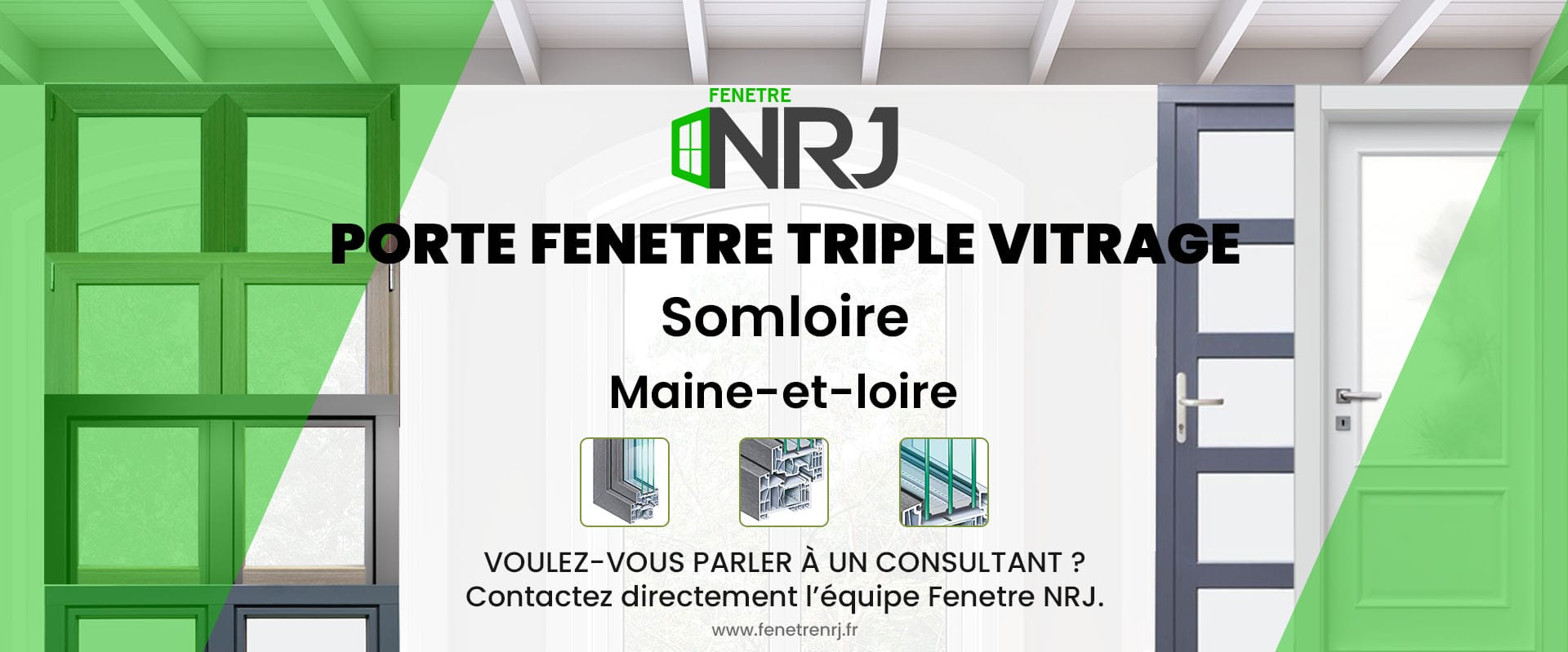 Porte fenetre triple vitrage Somloire Maine-et-loire Porte fenetre triple vitrage Maine-et-loire Somloire
