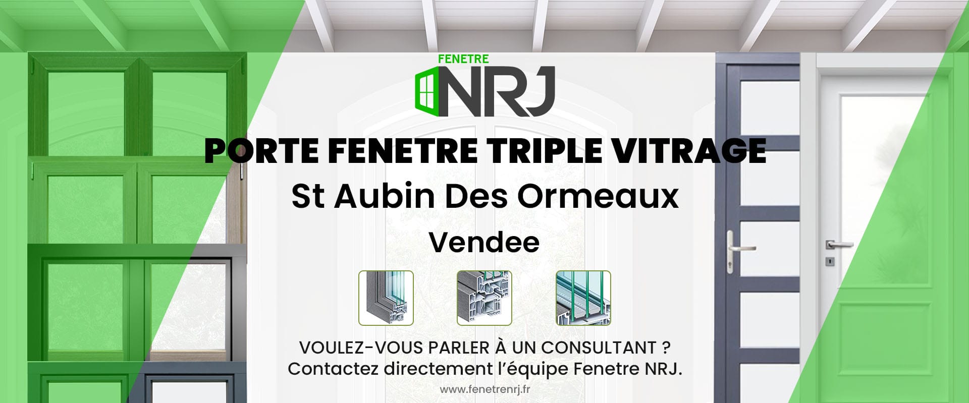 Porte fenetre triple vitrage St Aubin Des Ormeaux Vendee Porte fenetre triple vitrage Vendee St Aubin Des Ormeaux
