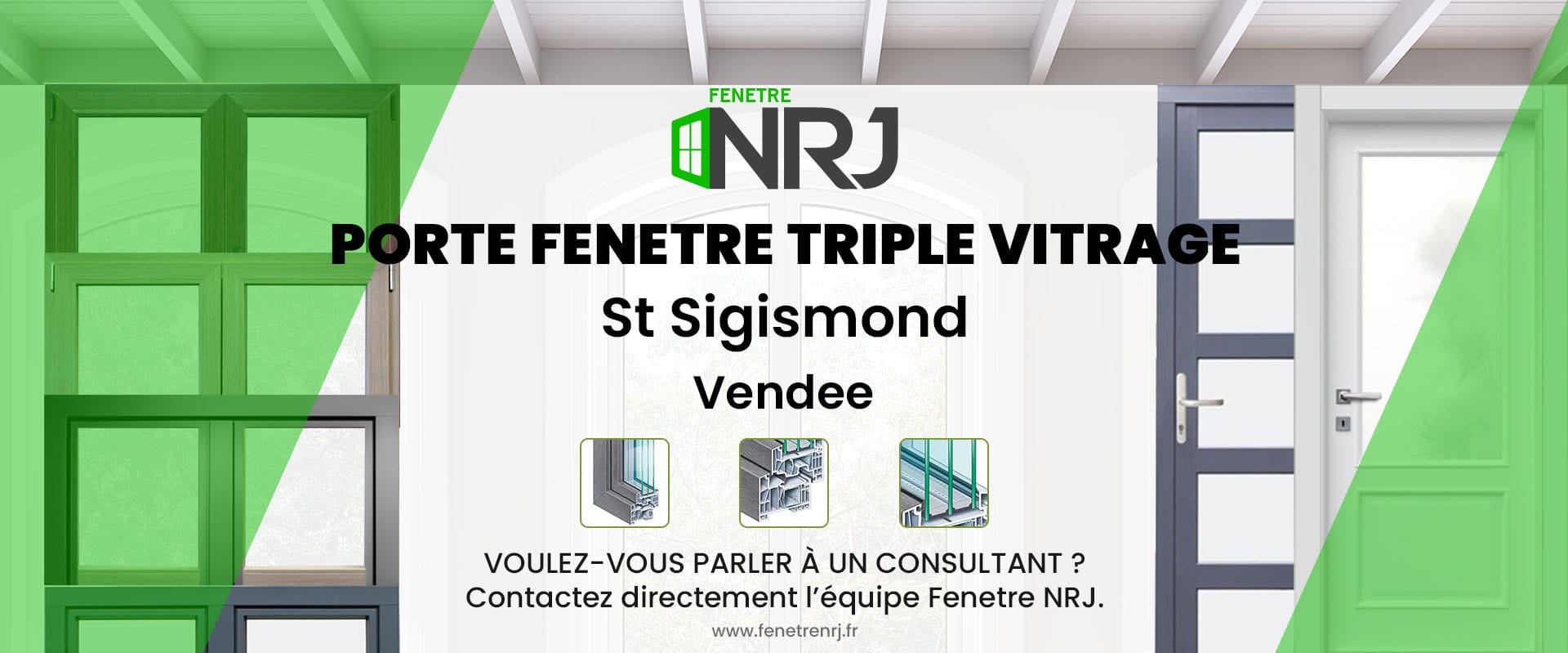 Porte fenetre triple vitrage St Sigismond Vendee Porte fenetre triple vitrage Vendee St Sigismond