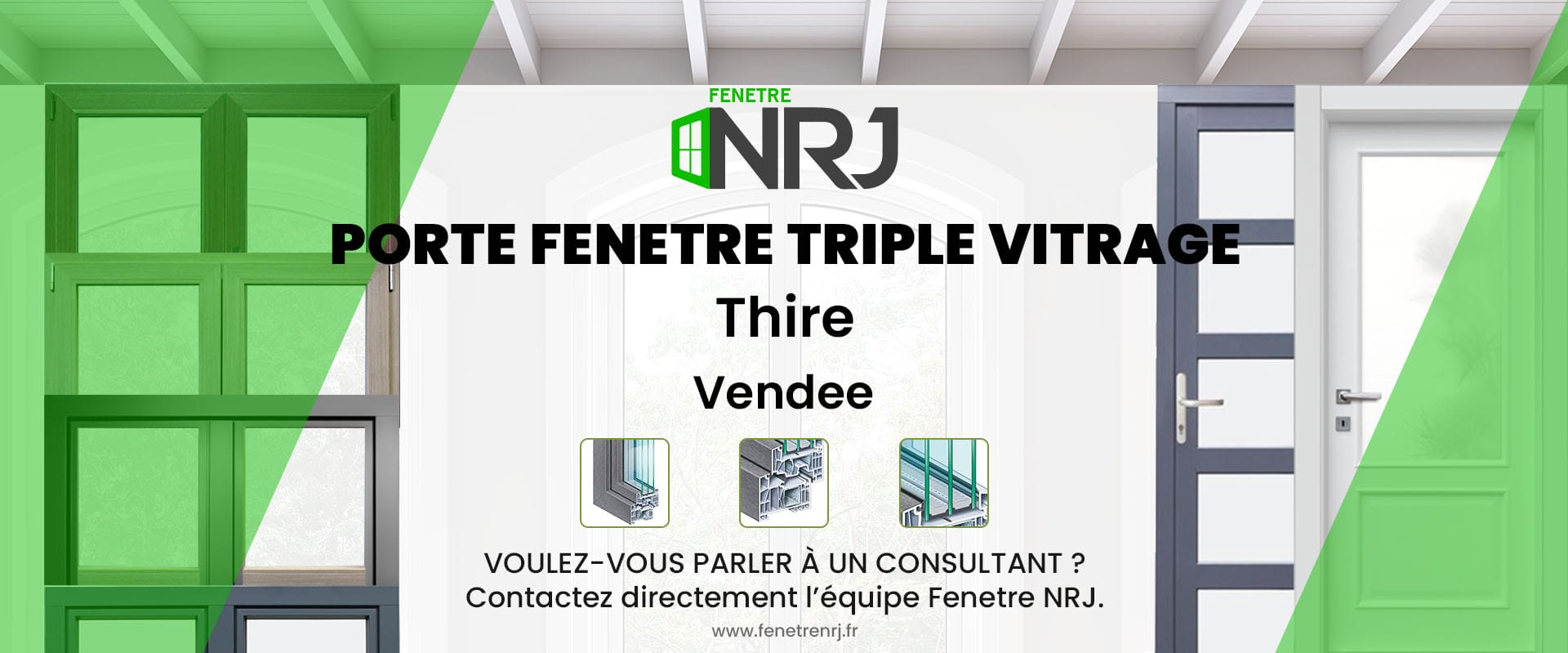 Porte fenetre triple vitrage Thire Vendee Porte fenetre triple vitrage Vendee Thire